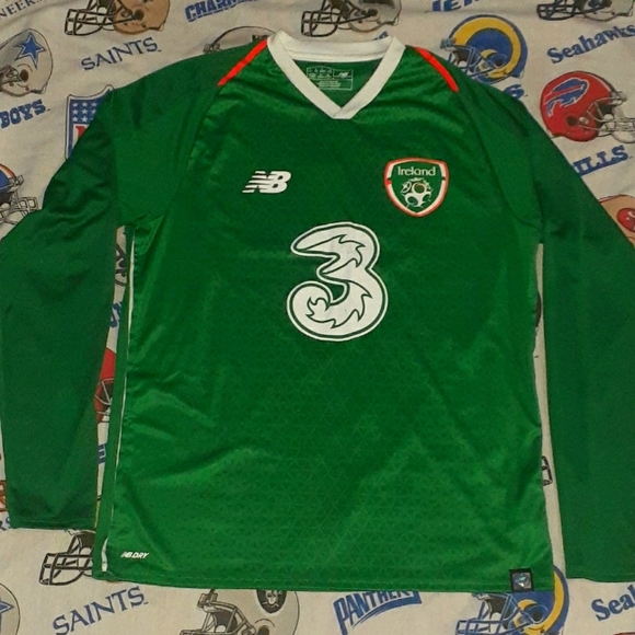 New Balance Shirts New Balance Ireland Long Sleever Soccer Football